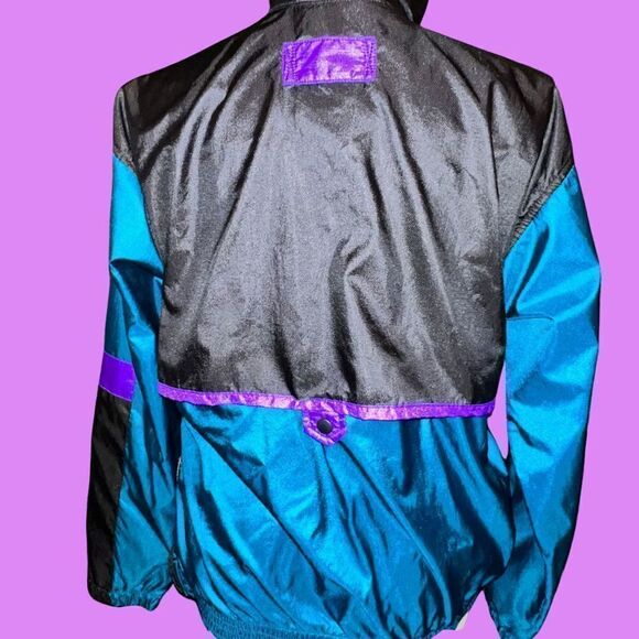 SALE ‼️‼️ Vintage 3/4 Zip Sunburster Performance Sports  Jacket Size Large - Picture 5 of 6